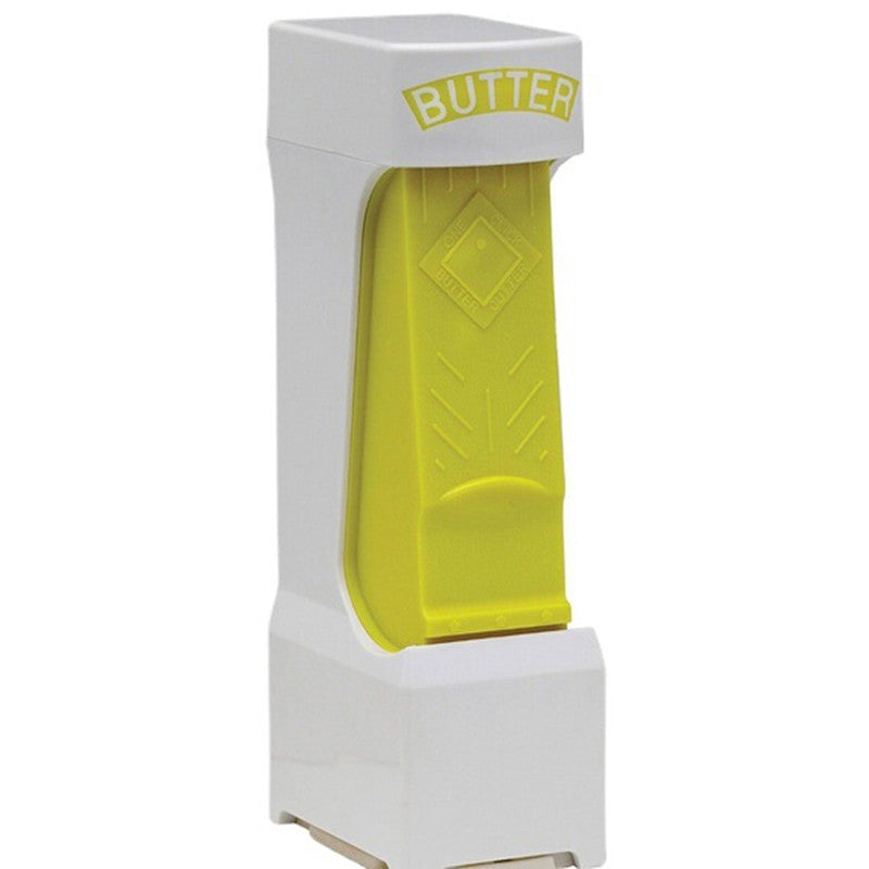 Butter Cutter & Cheese Slicer – One-Button Dispenser with Storage Box | Easy Kitchen Tool for Cooking, Baking & Steak