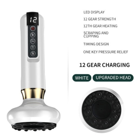 Electric Vacuum Cupping Massager – Anti-Cellulite Gua Sha Suction Cup for Fat Burning & Body Slimming
