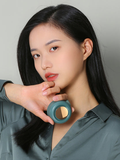 Mini Clip-On Waist & Neck Fan – Portable Leafless USB Fan with 3 Speeds, 900mAh Battery for Outdoor Use