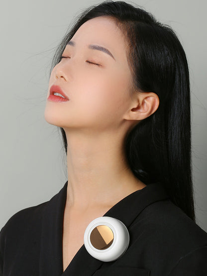 Mini Clip-On Waist & Neck Fan – Portable Leafless USB Fan with 3 Speeds, 900mAh Battery for Outdoor Use