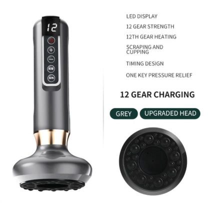 Electric Vacuum Cupping Massager – Anti-Cellulite Gua Sha Suction Cup for Fat Burning & Body Slimming