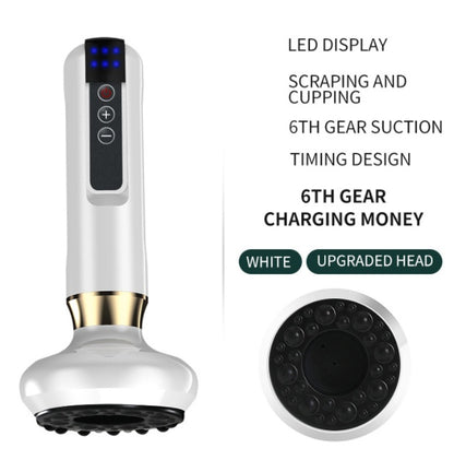 Electric Vacuum Cupping Massager – Anti-Cellulite Gua Sha Suction Cup for Fat Burning & Body Slimming