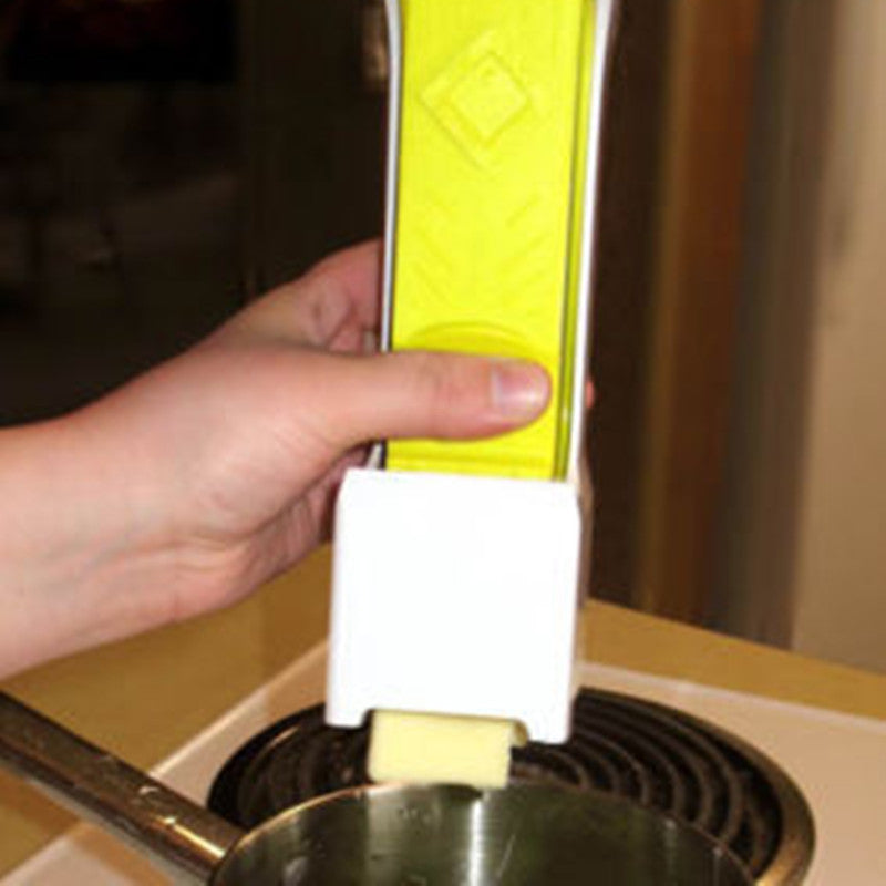 Butter Cutter & Cheese Slicer – One-Button Dispenser with Storage Box | Easy Kitchen Tool for Cooking, Baking & Steak