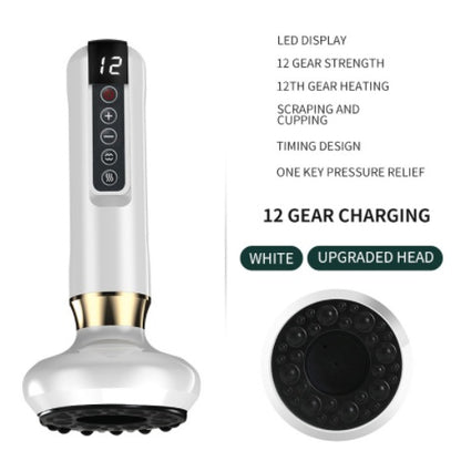 Electric Vacuum Cupping Massager – Anti-Cellulite Gua Sha Suction Cup for Fat Burning & Body Slimming